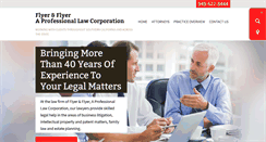 Desktop Screenshot of davidrflyerlaw.com