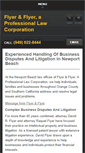 Mobile Screenshot of davidrflyerlaw.com
